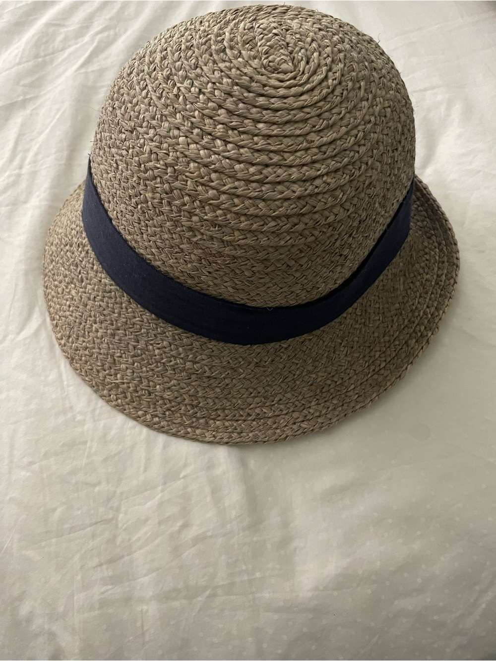 Dupatta Natural Straw Bucket Hat with Band